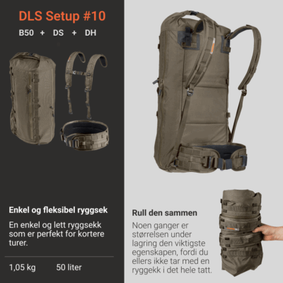 DLS ryggsekk. Setup10